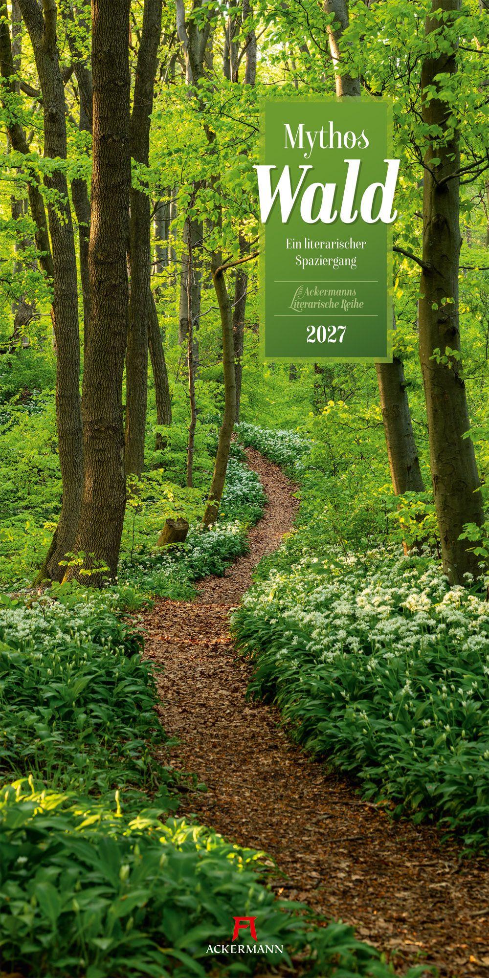 Vorderes Coverbild Mythos Wald Literatur-Kalender 2027