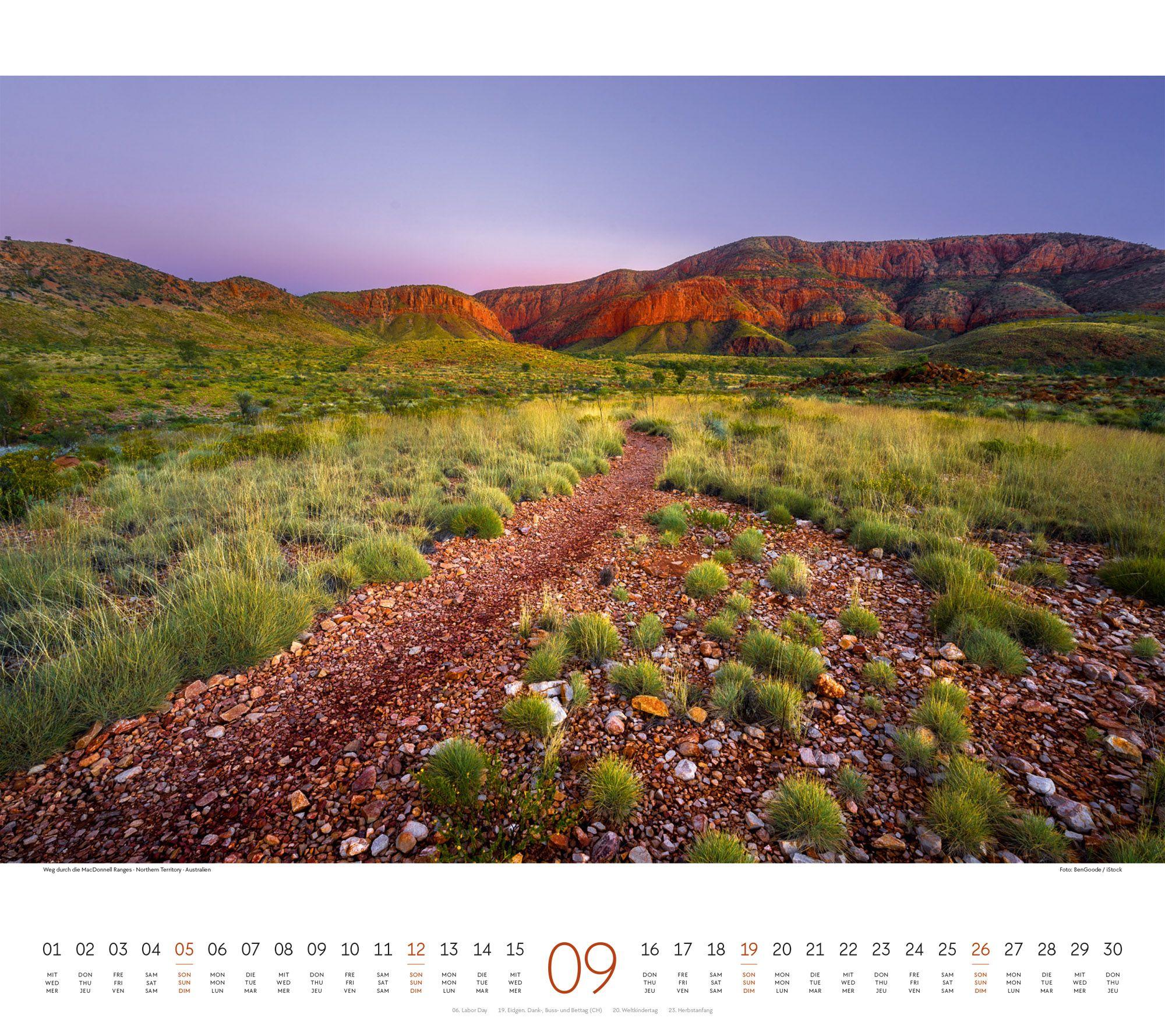 Beispielinhalt (Bild) Wege Kalender 2027