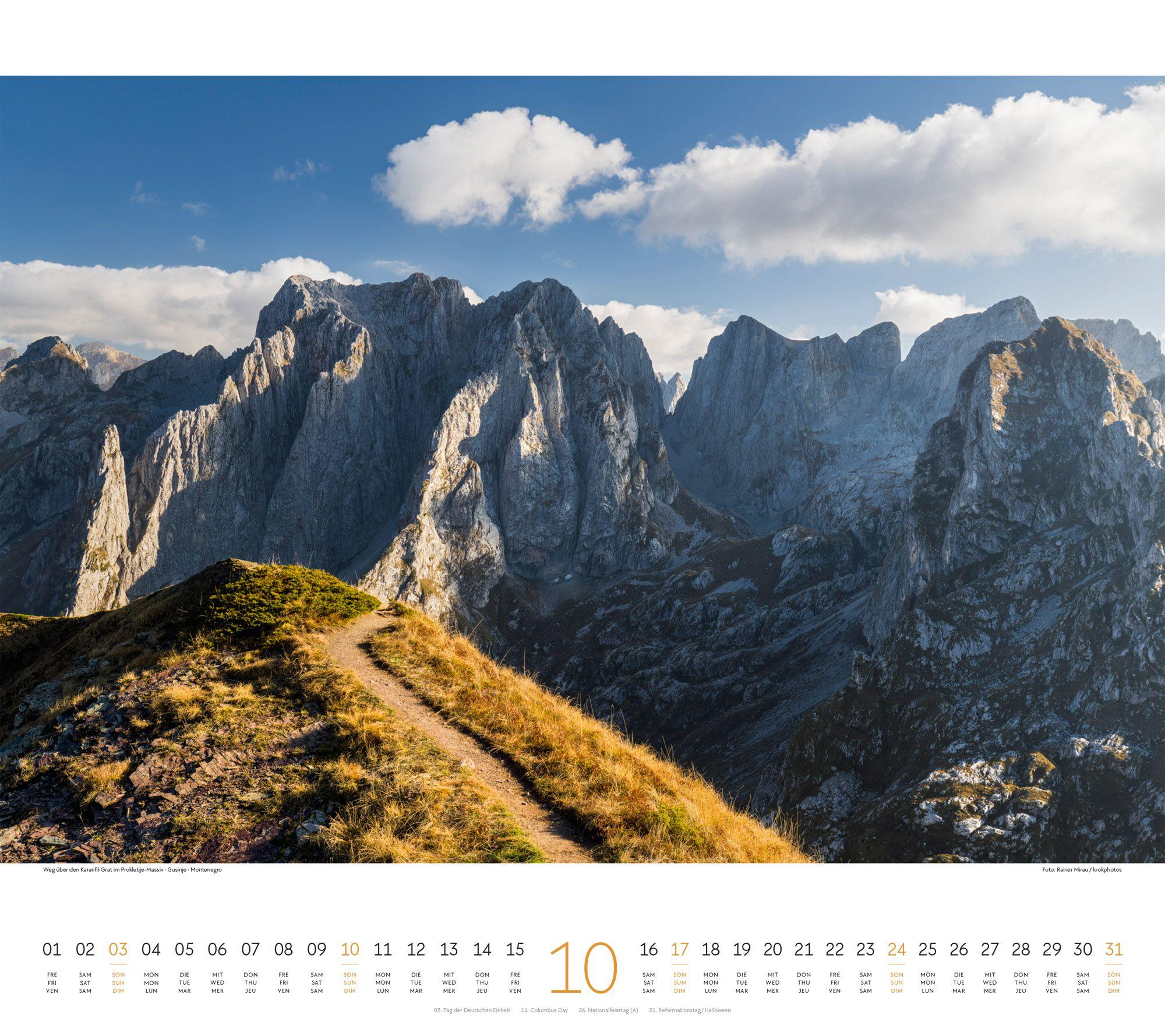 Beispielinhalt (Bild) Wege Kalender 2027