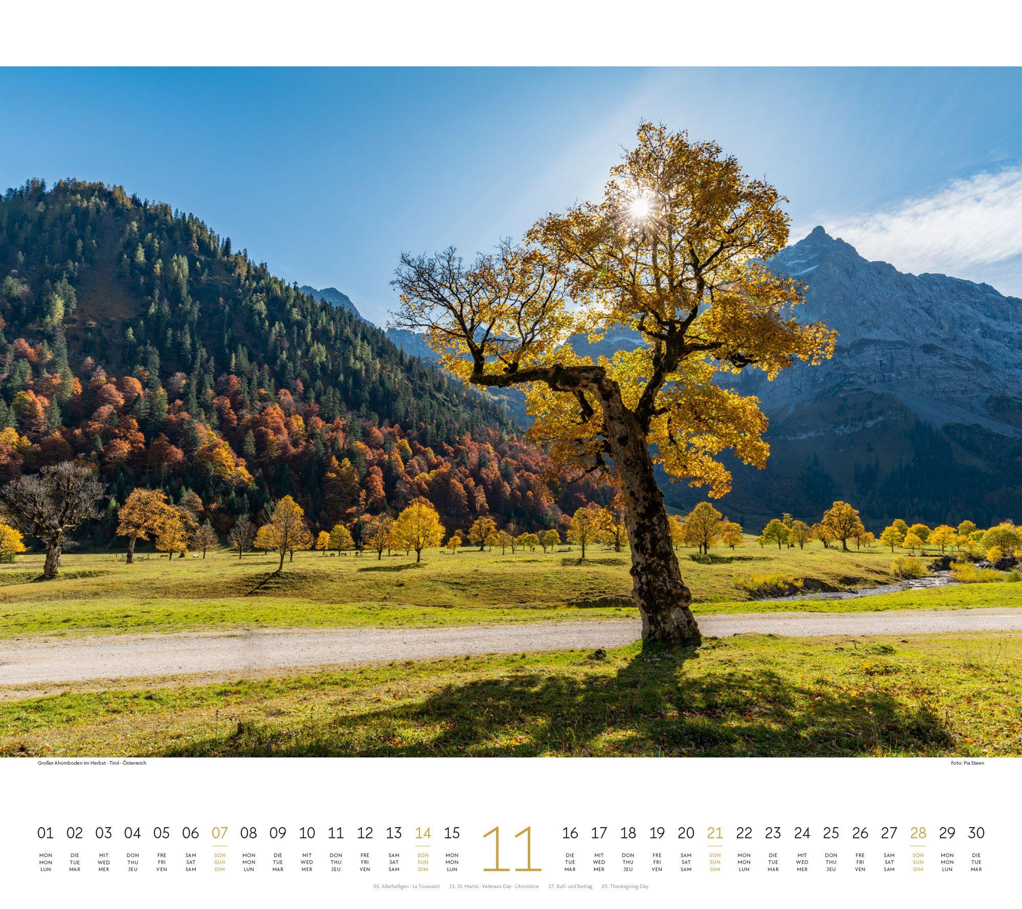 Beispielinhalt (Bild) Wege Kalender 2027