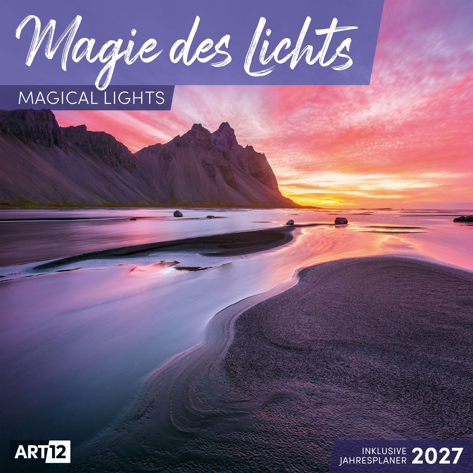 Vorderes Coverbild Magie des Lichts Kalender 2027 - 30x30 - Art12