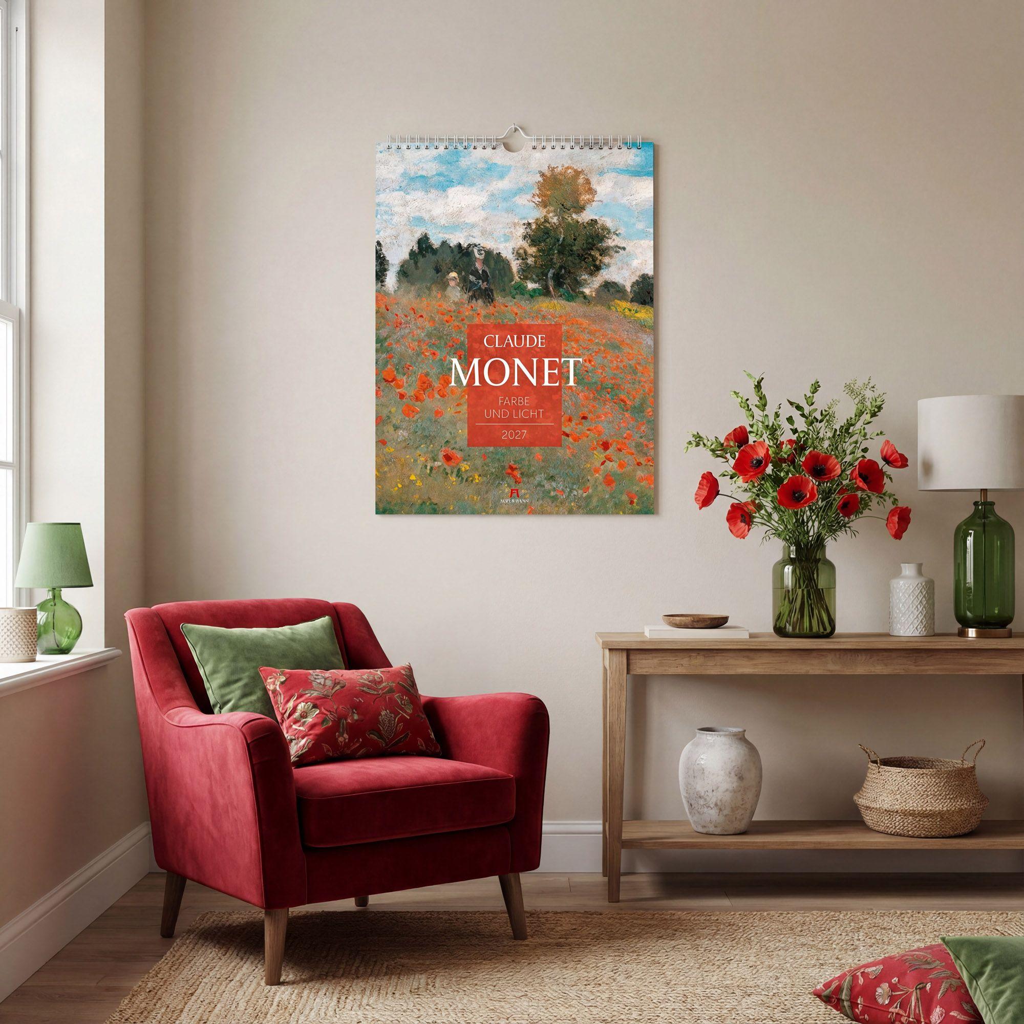 Beispielinhalt (Bild) Claude Monet Kalender 2027 | Farbe und Licht