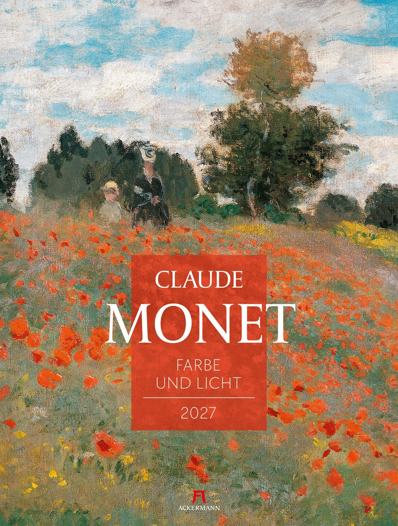 Vorderes Coverbild Claude Monet Kalender 2027 | Farbe und Licht