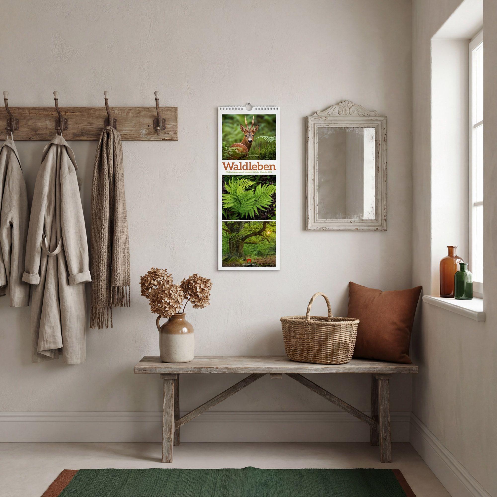 Beispielinhalt (Bild) Waldleben Triplet-Kalender 2027 | Spaziergang durch heimische Wälder