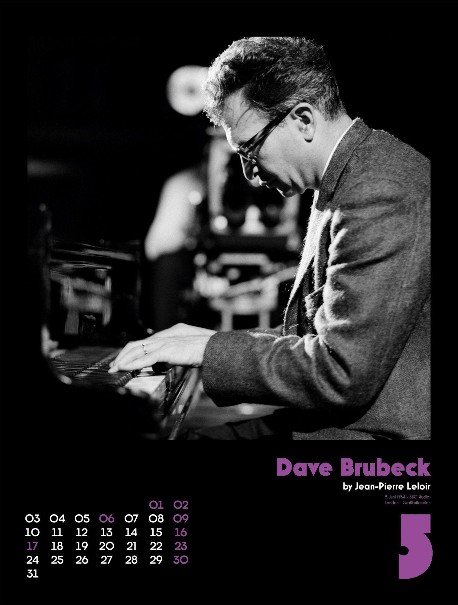 Beispielinhalt (Bild) Jazz Kalender 2027