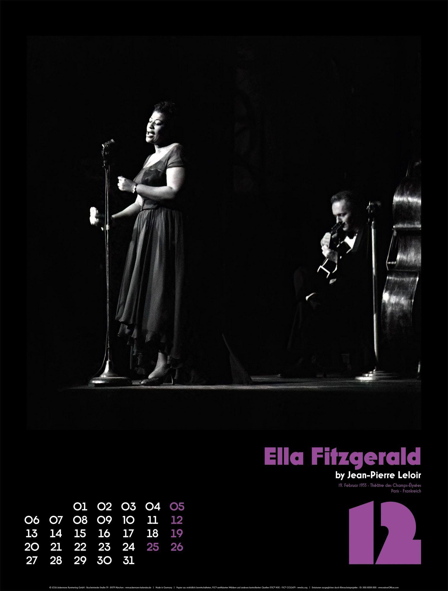 Beispielinhalt (Bild) Jazz Kalender 2027