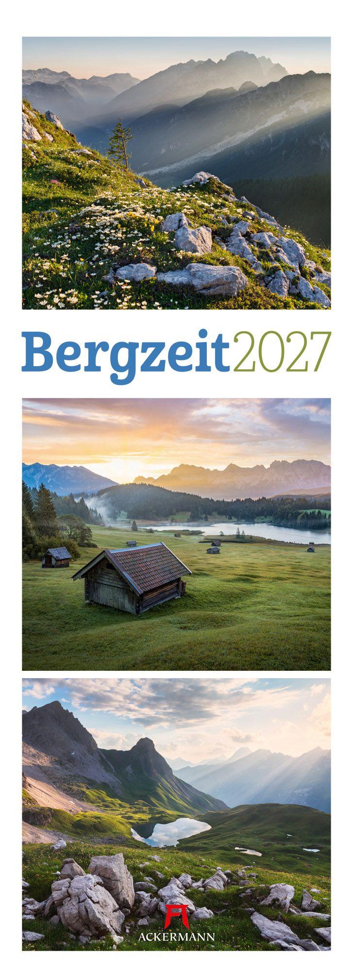 Vorderes Coverbild Bergzeit Triplet-Kalender 2027