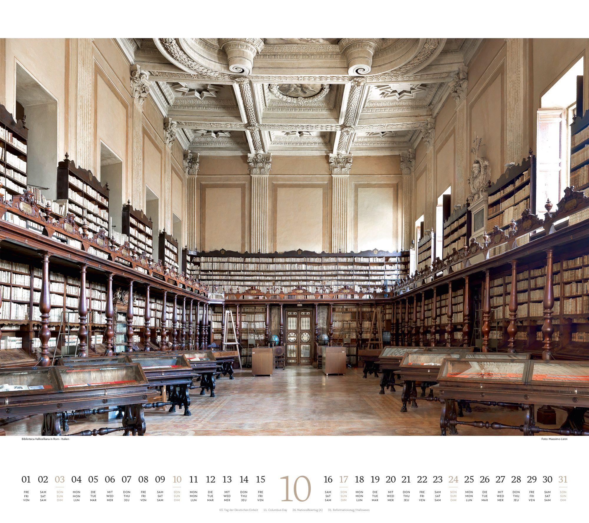 Beispielinhalt (Bild) Welt der Bücher Kalender 2027