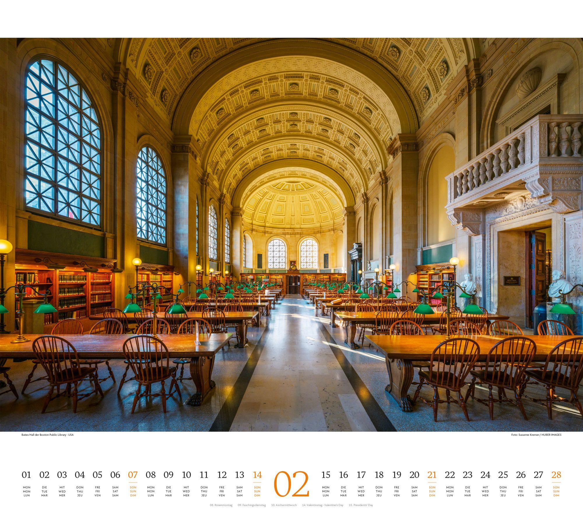 Beispielinhalt (Bild) Welt der Bücher Kalender 2027