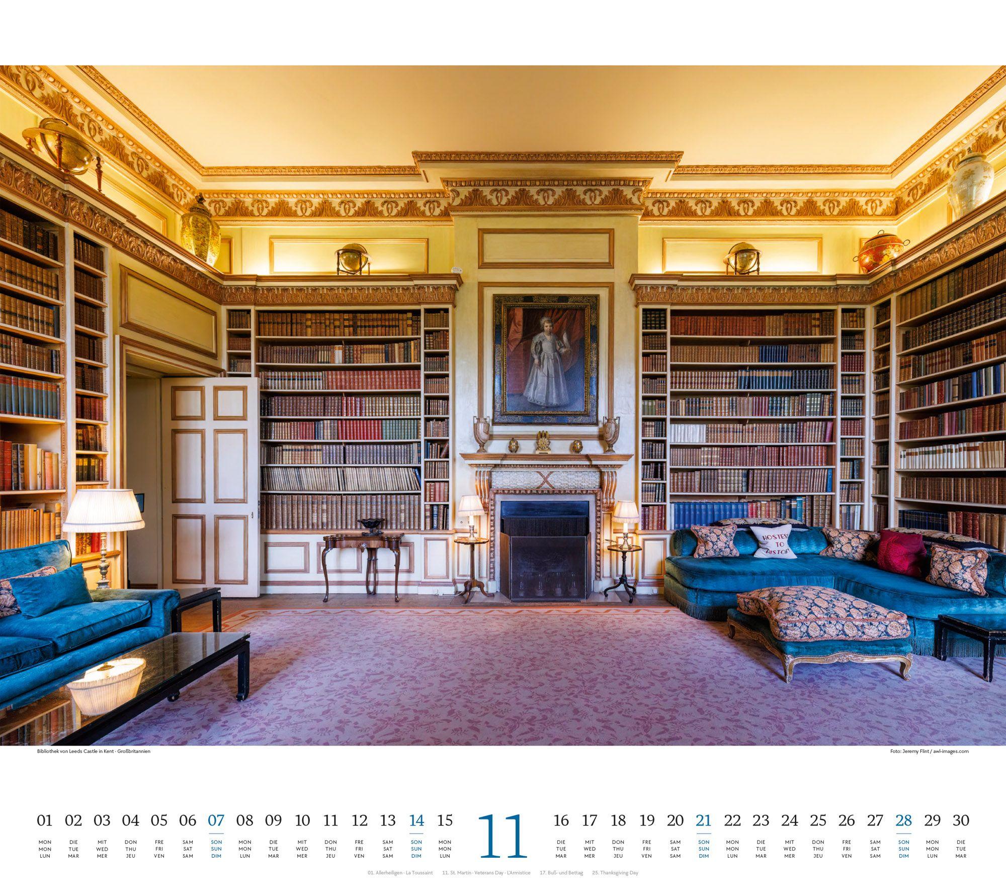 Beispielinhalt (Bild) Welt der Bücher Kalender 2027