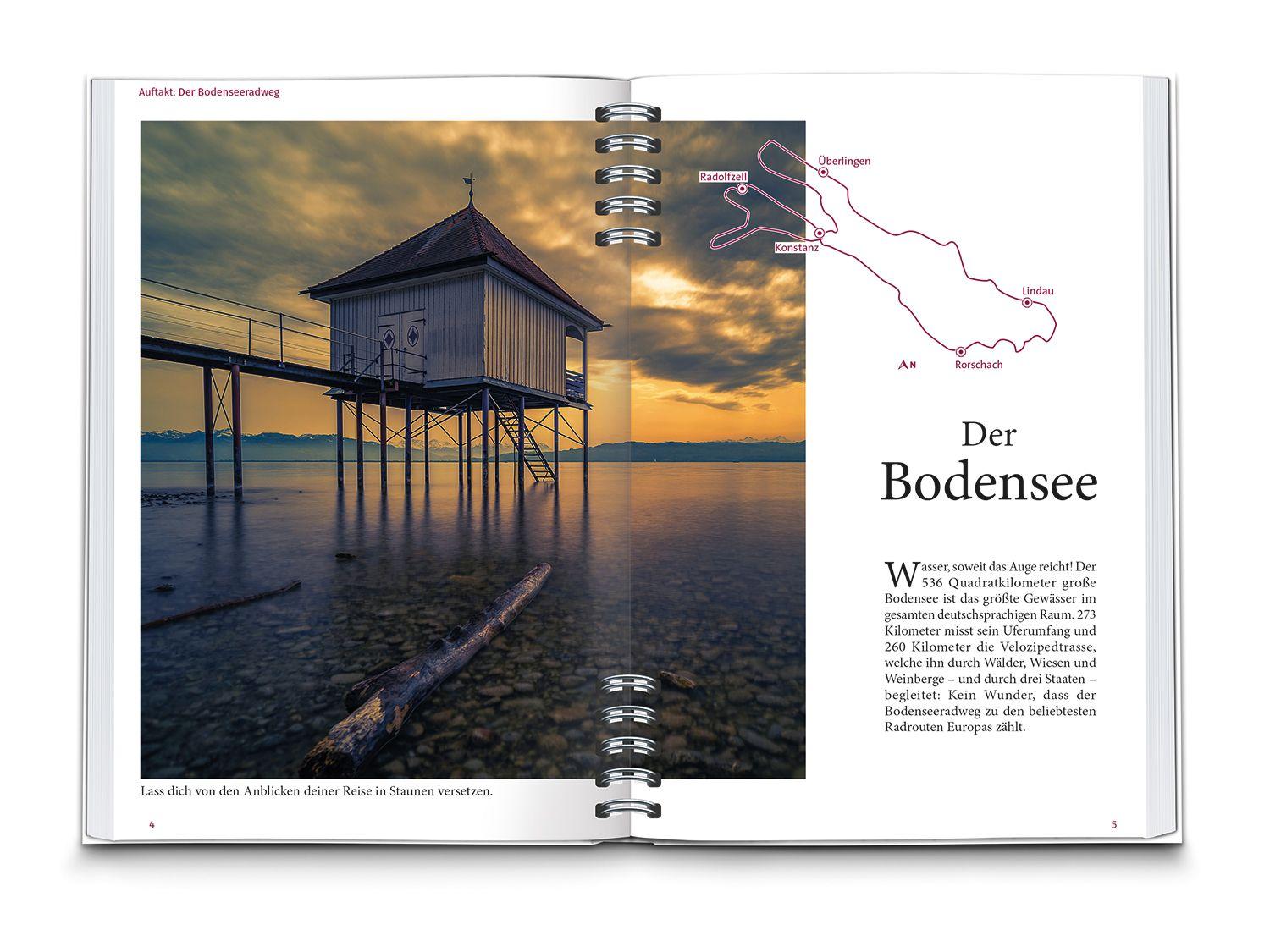 Beispielinhalt (Bild) KOMPASS Radreiseführer Bodenseeradweg