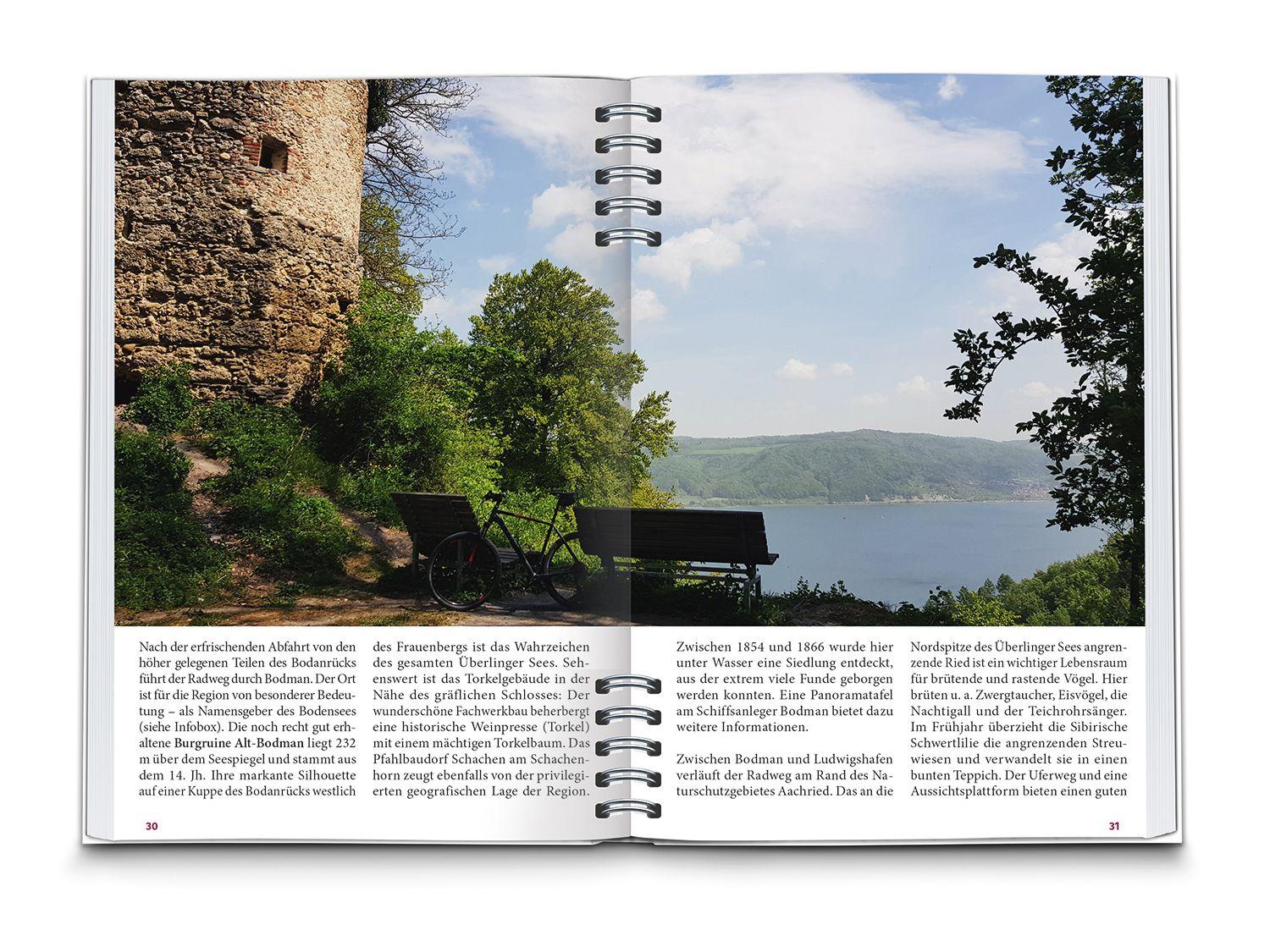 Beispielinhalt (Bild) KOMPASS Radreiseführer Bodenseeradweg