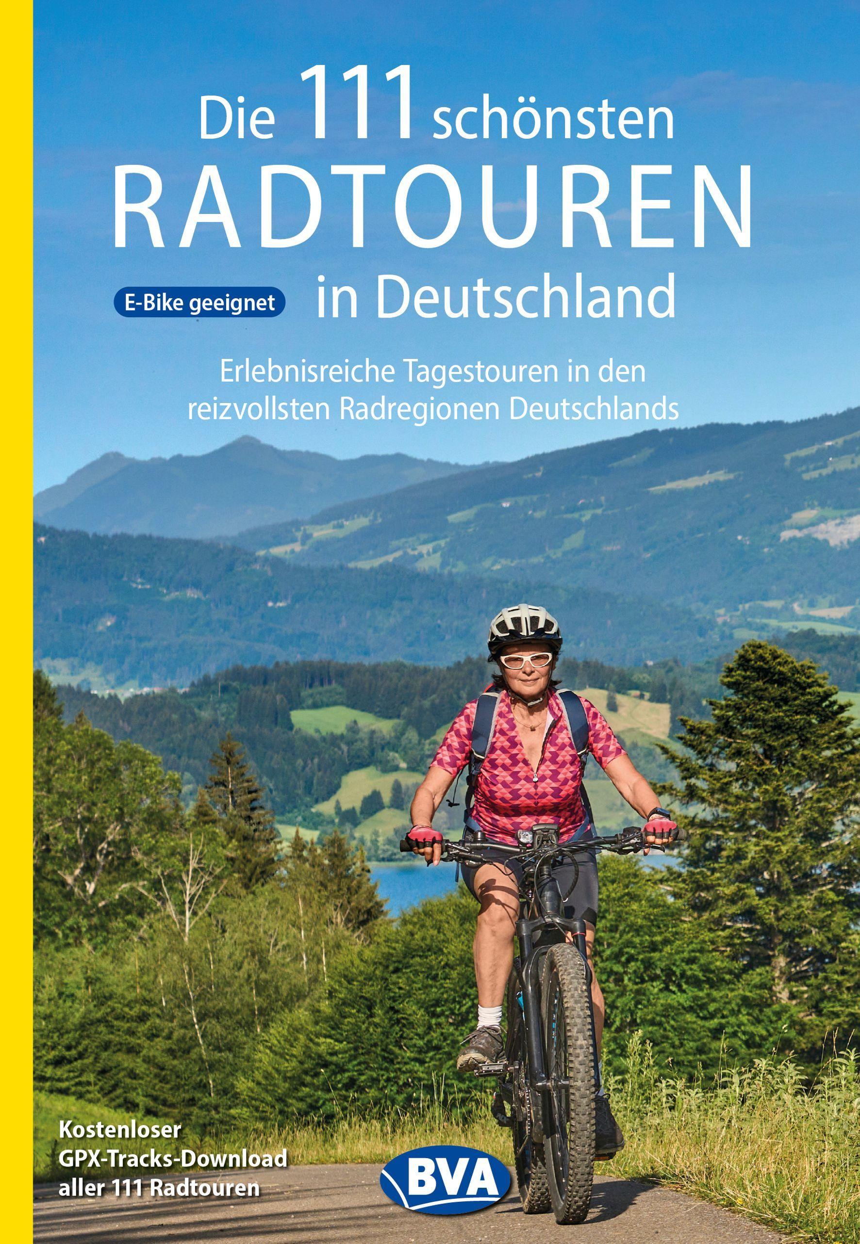 Vorderes Coverbild BVA Die 111 schönsten Radtouren in Deutschland