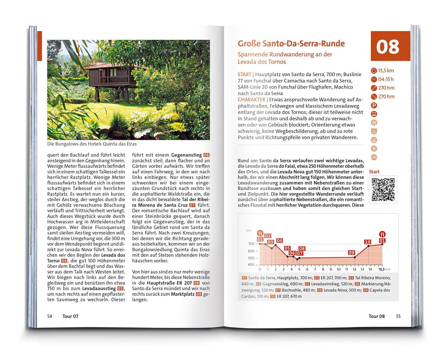 Beispielinhalt (Bild) KOMPASS Wanderführer Madeira mit Porto Santo, 60 Touren mit Extra-Tourenkarte