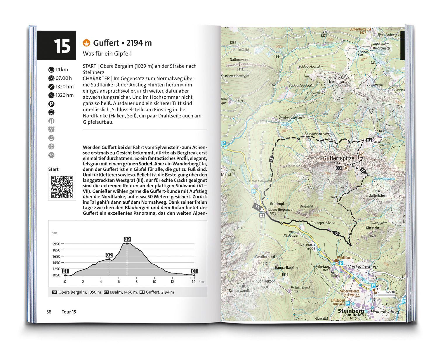 Beispielinhalt (Bild) KOMPASS Wanderführer Tegernsee, Schliersee, 60 Touren mit Extra-Tourenkarte