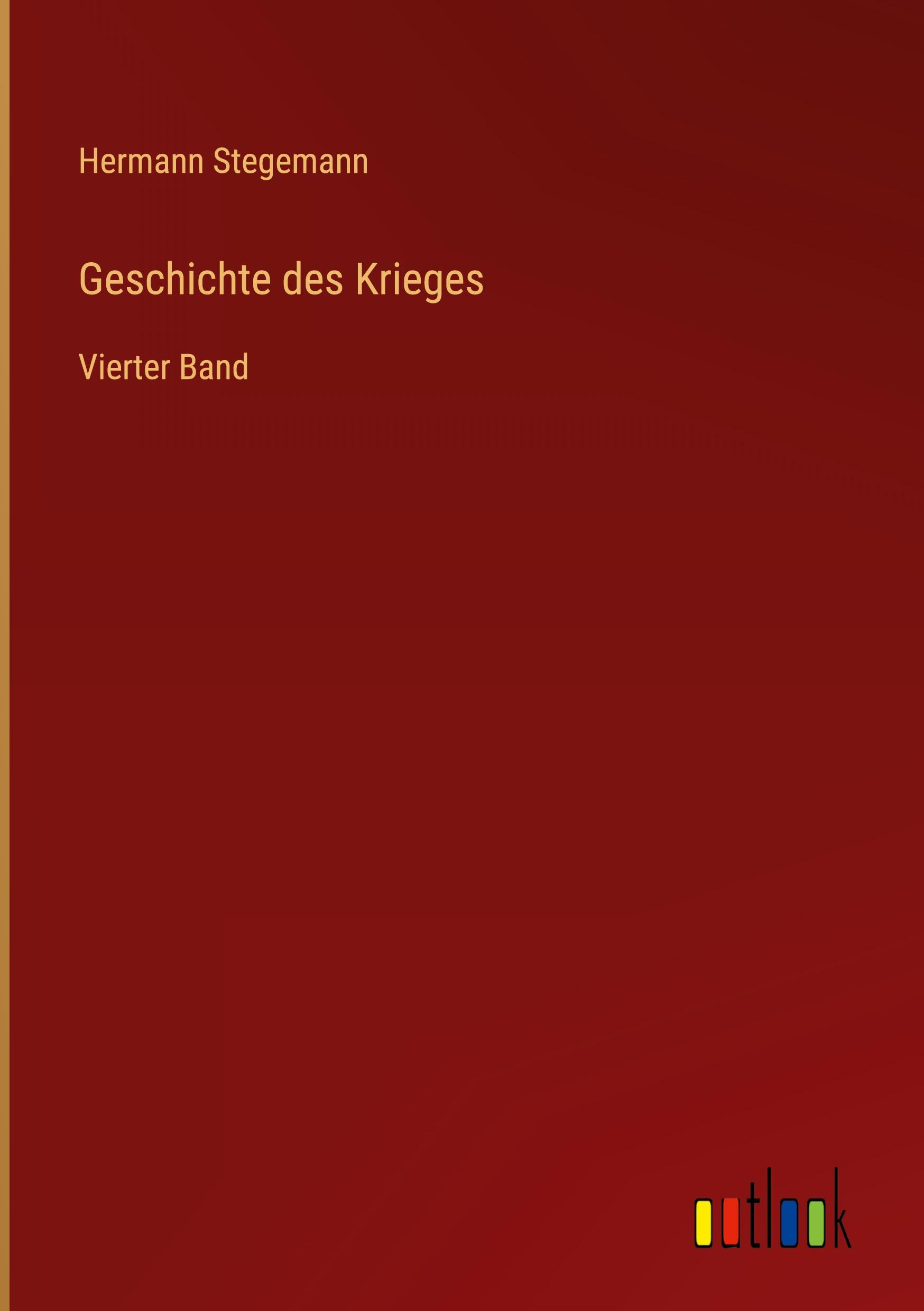 Vorderes Coverbild Geschichte des Krieges