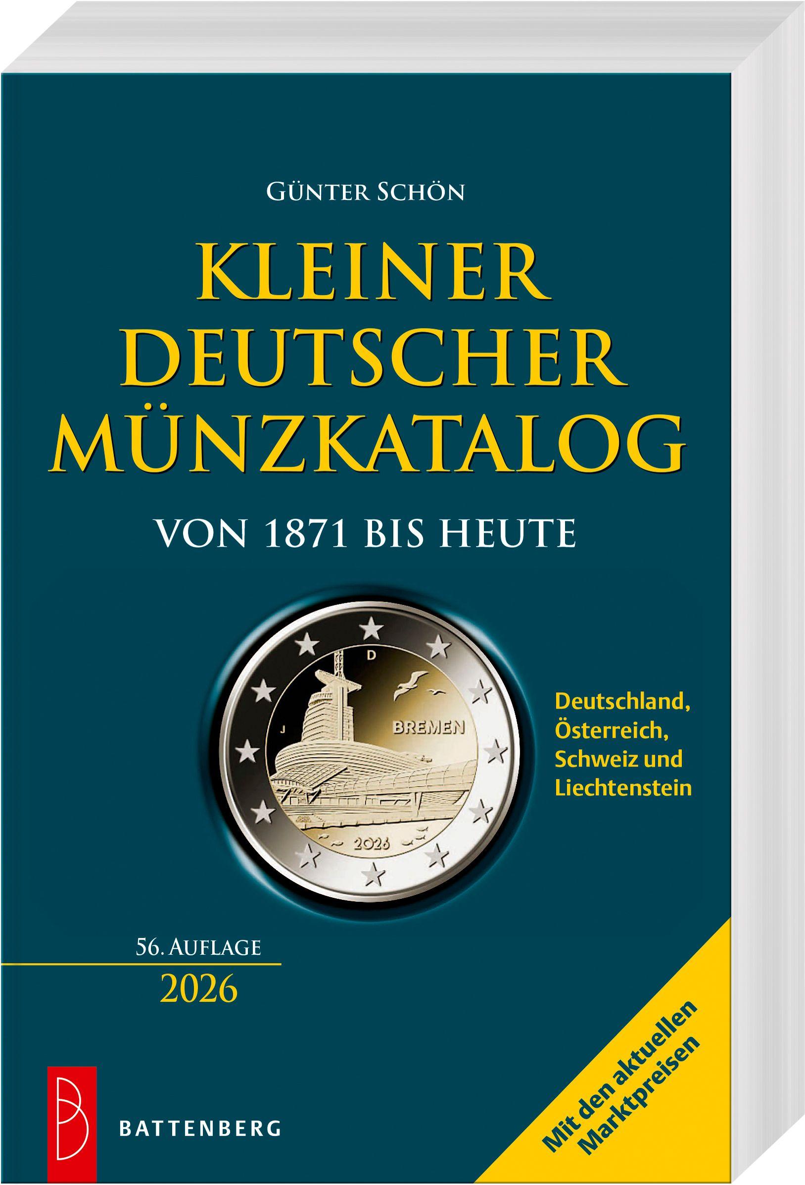 Vorderes Coverbild Kleiner deutscher Münzkatalog