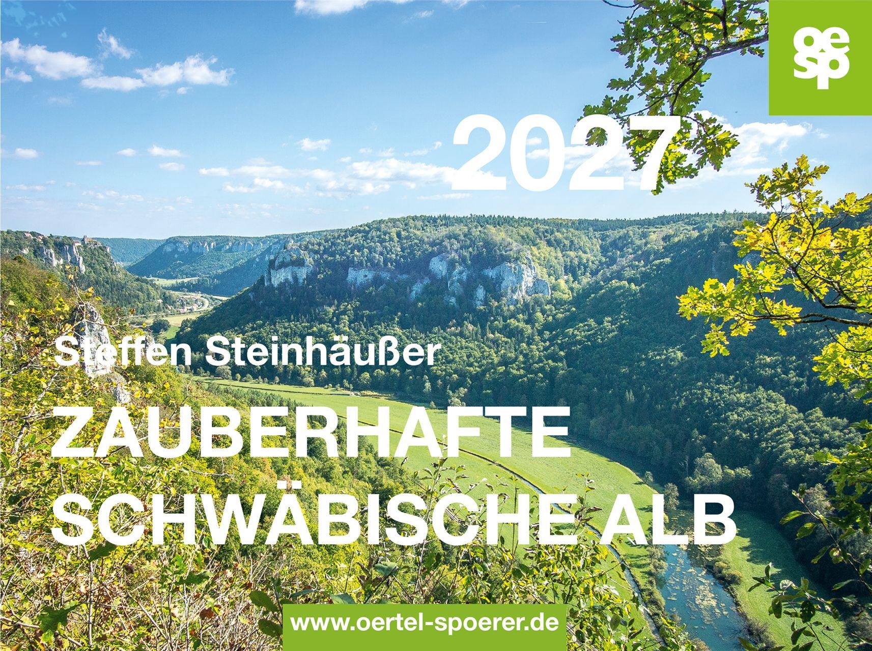 Vorderes Coverbild Zauberhafte Schwäbische Alb 2027