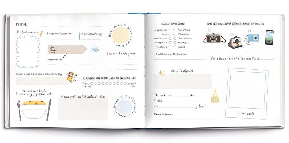 Beispielinhalt (Bild) Meine Konfirmation in einem Buch