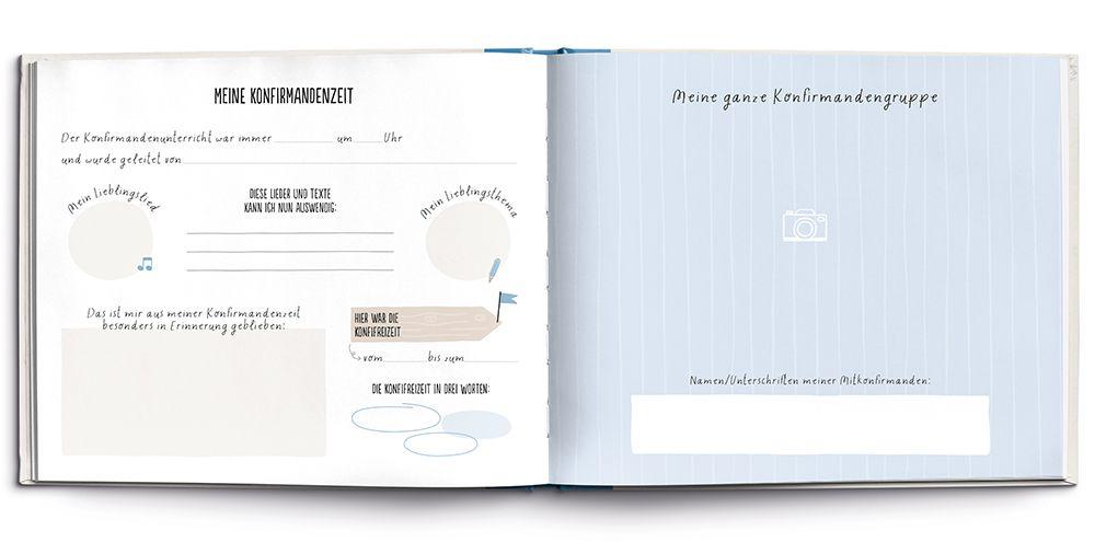 Beispielinhalt (Bild) Meine Konfirmation in einem Buch