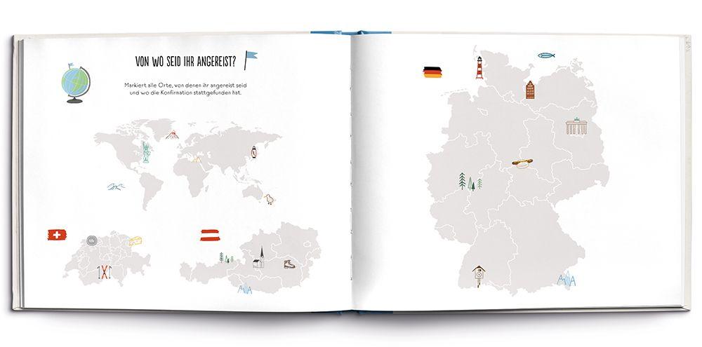 Beispielinhalt (Bild) Meine Konfirmation in einem Buch