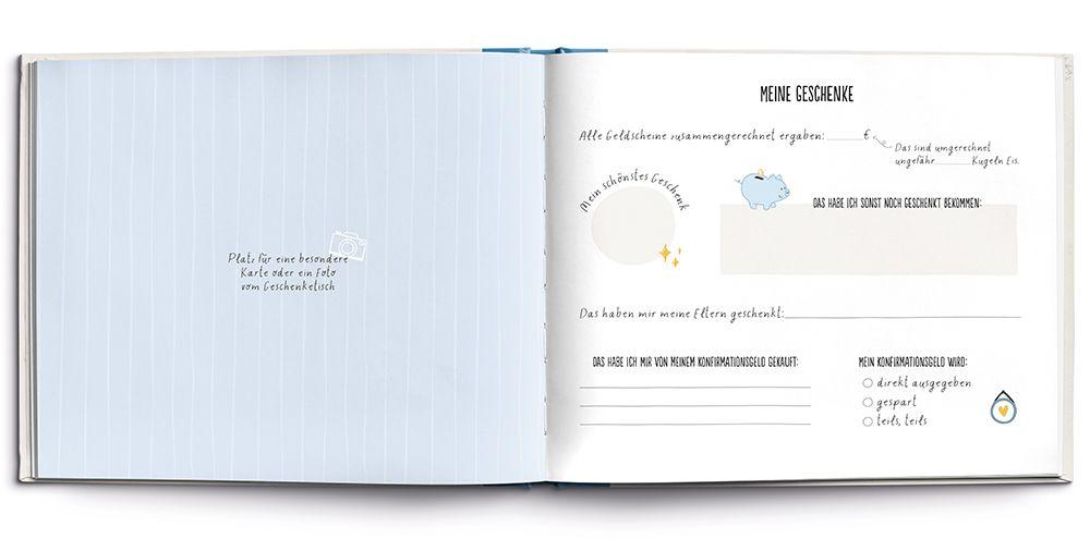 Beispielinhalt (Bild) Meine Konfirmation in einem Buch