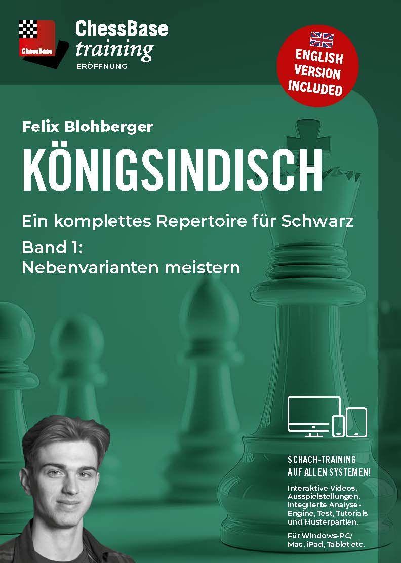 Vorderes Coverbild Königsindisch - Ein komplettes Repertoire für Schwarz Teil 1