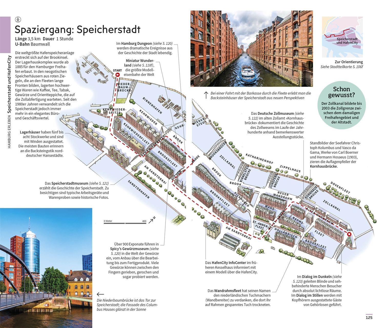 Beispielinhalt (Bild) Vis-à-Vis Reiseführer Hamburg