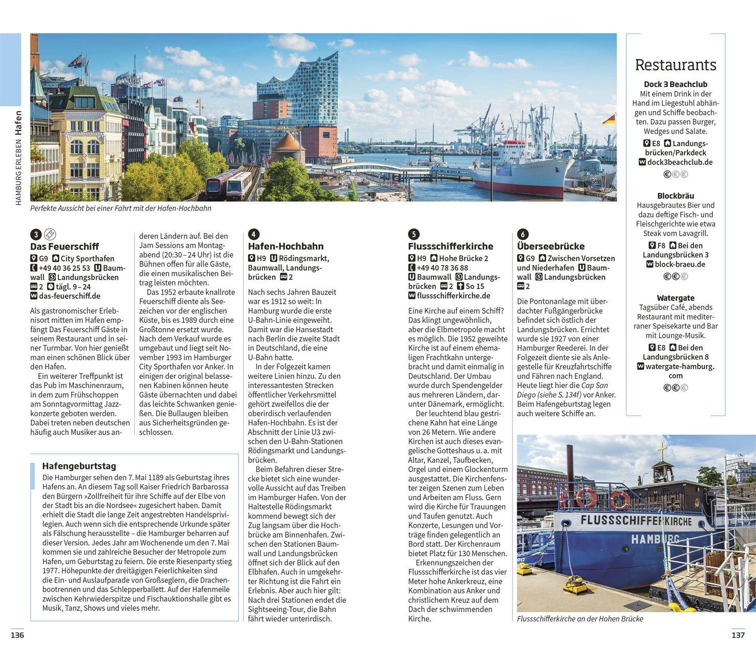 Beispielinhalt (Bild) Vis-à-Vis Reiseführer Hamburg