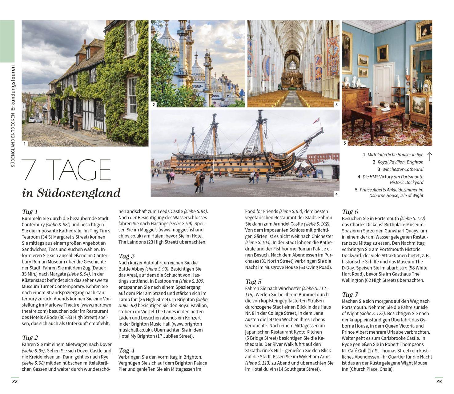 Beispielinhalt (Bild) Vis-à-Vis Reiseführer Südengland