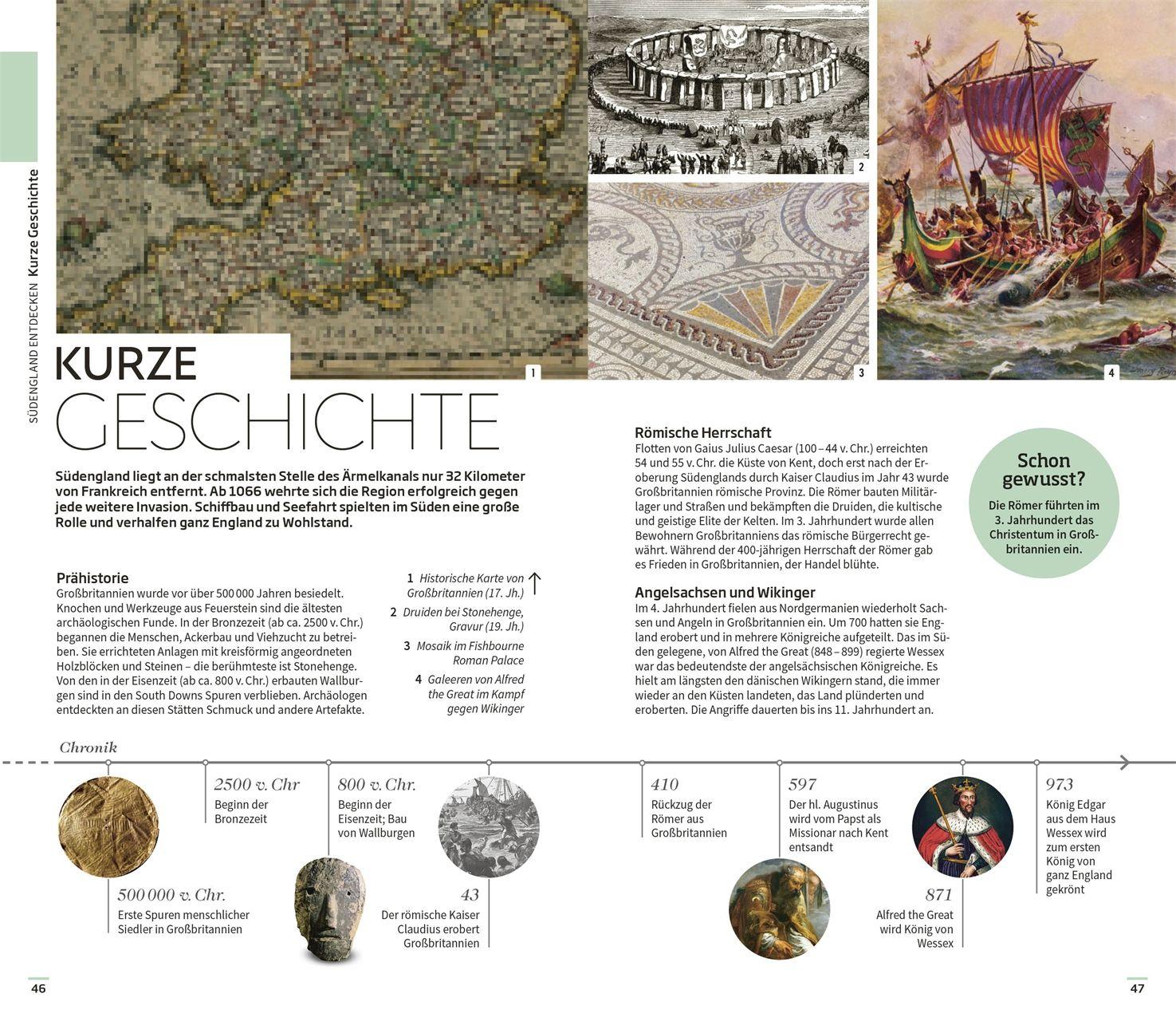 Beispielinhalt (Bild) Vis-à-Vis Reiseführer Südengland