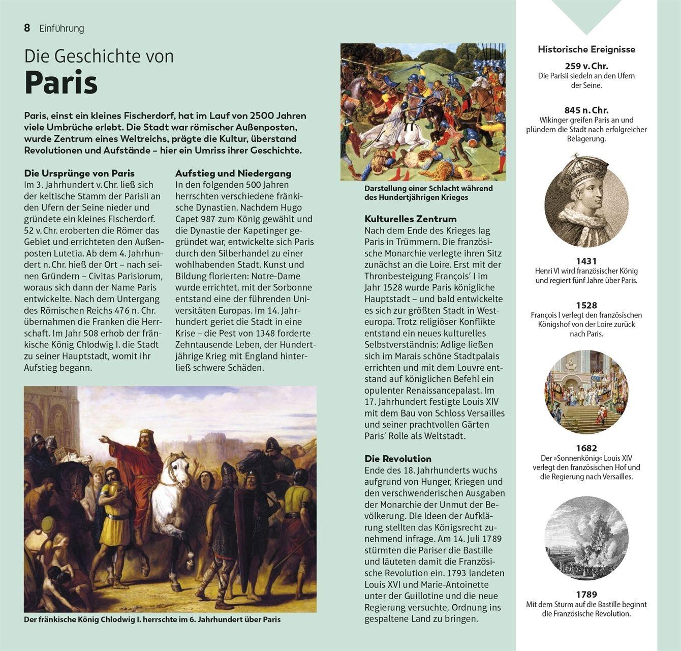 Beispielinhalt (Bild) TOP10 Reiseführer Paris