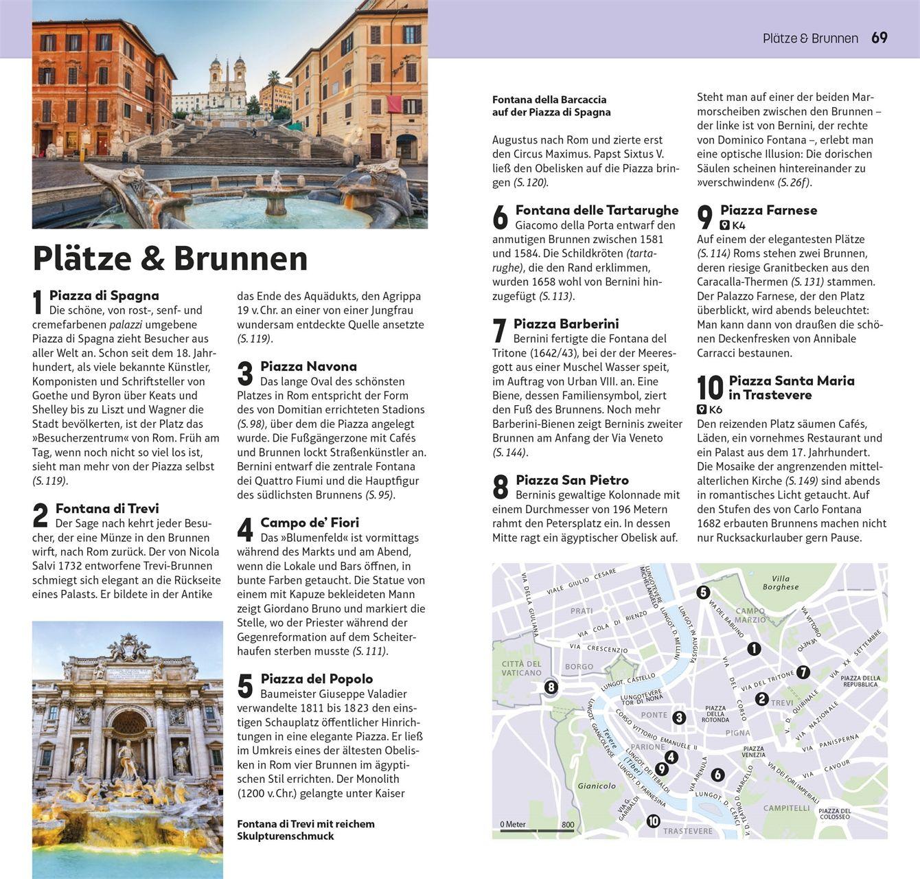 Beispielinhalt (Bild) TOP10 Reiseführer Rom