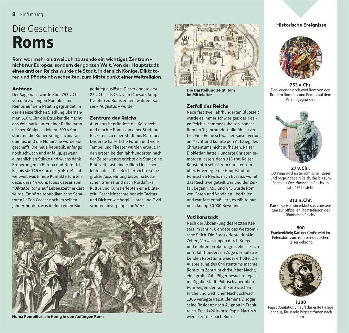 Beispielinhalt (Bild) TOP10 Reiseführer Rom