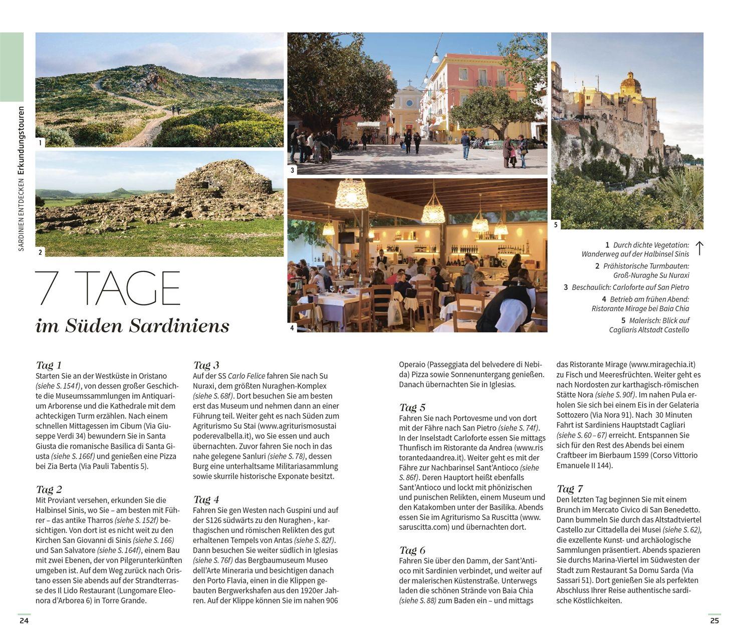 Beispielinhalt (Bild) Vis-à-Vis Reiseführer Sardinien