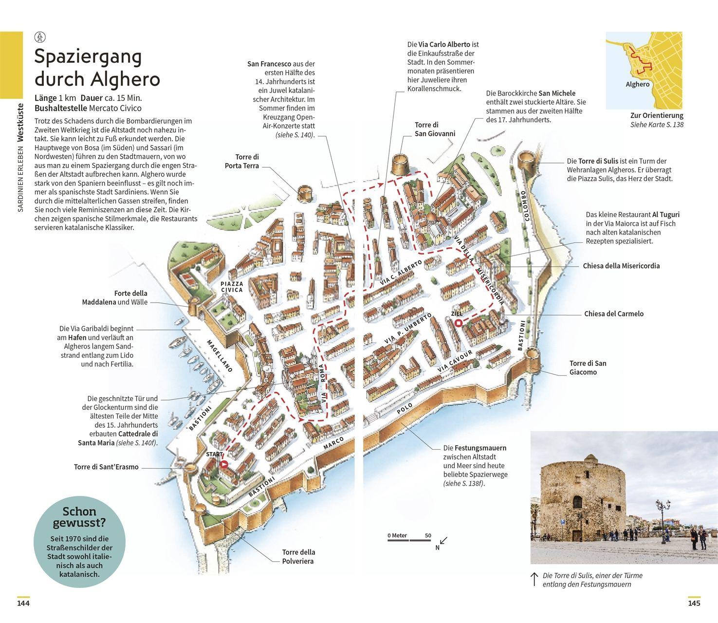 Beispielinhalt (Bild) Vis-à-Vis Reiseführer Sardinien
