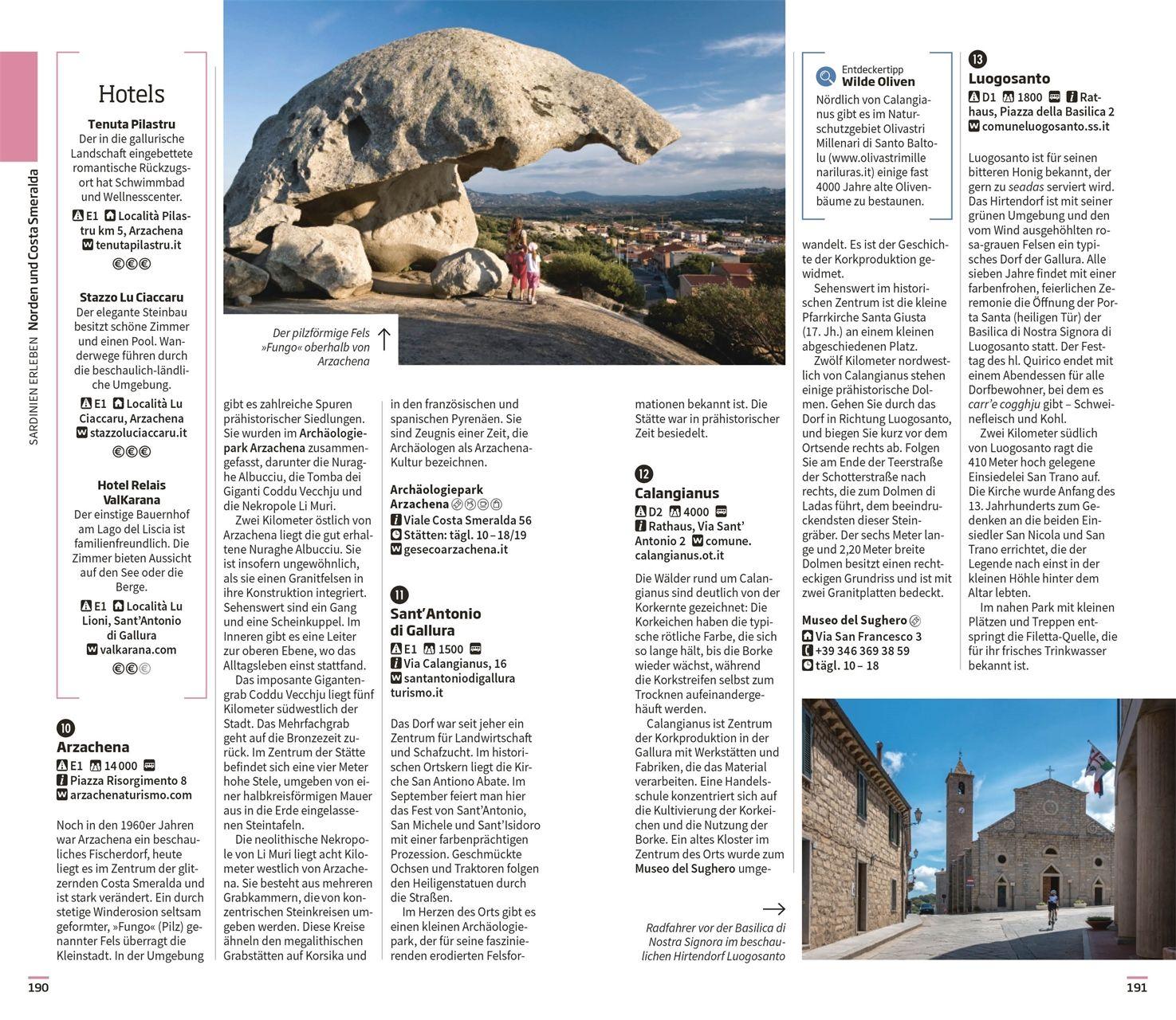 Beispielinhalt (Bild) Vis-à-Vis Reiseführer Sardinien