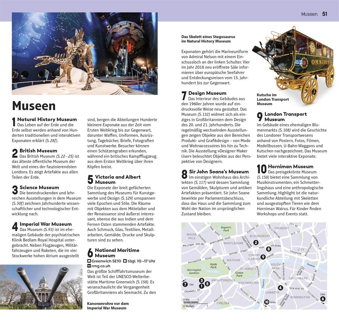 Beispielinhalt (Bild) TOP10 Reiseführer London