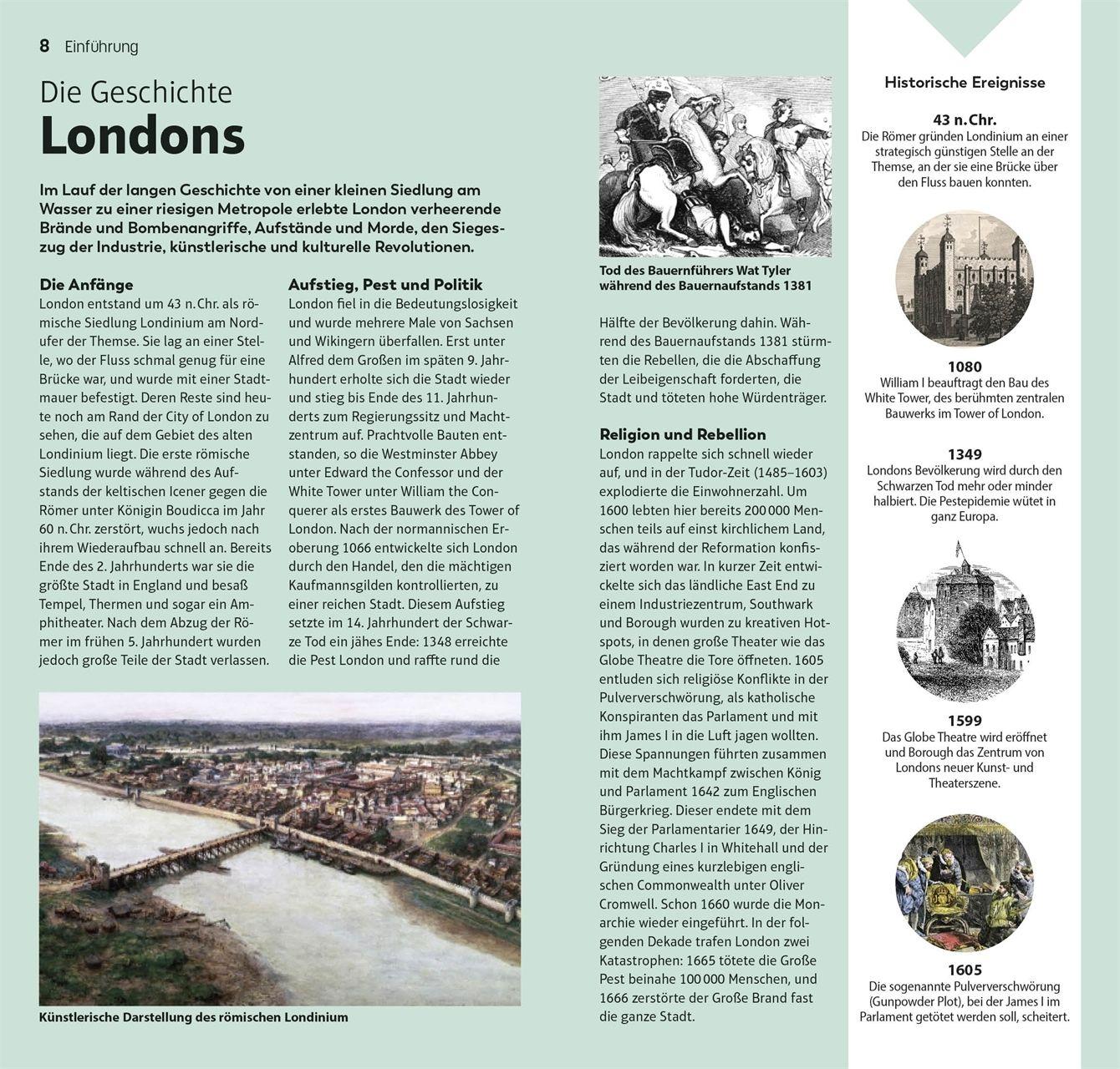 Beispielinhalt (Bild) TOP10 Reiseführer London