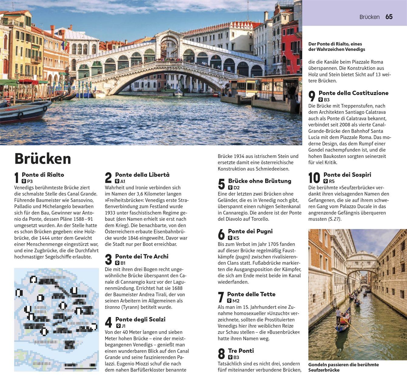 Beispielinhalt (Bild) TOP10 Reiseführer Venedig