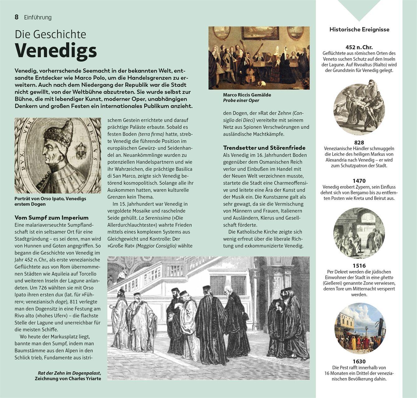 Beispielinhalt (Bild) TOP10 Reiseführer Venedig