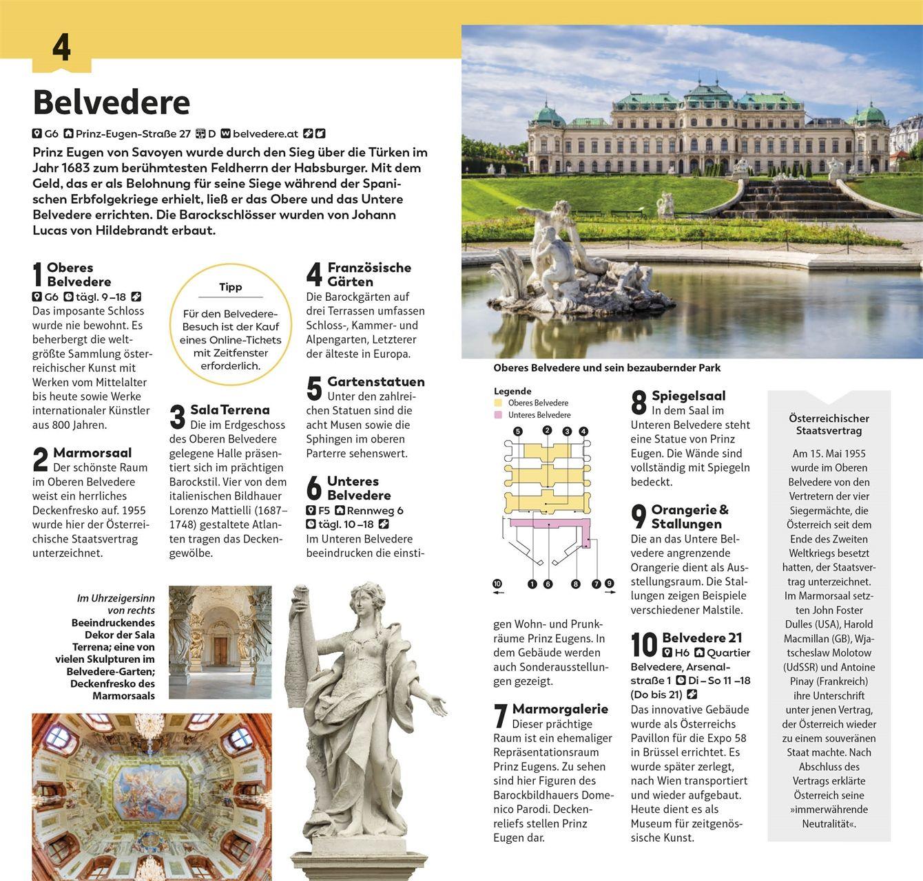 Beispielinhalt (Bild) TOP10 Reiseführer Wien