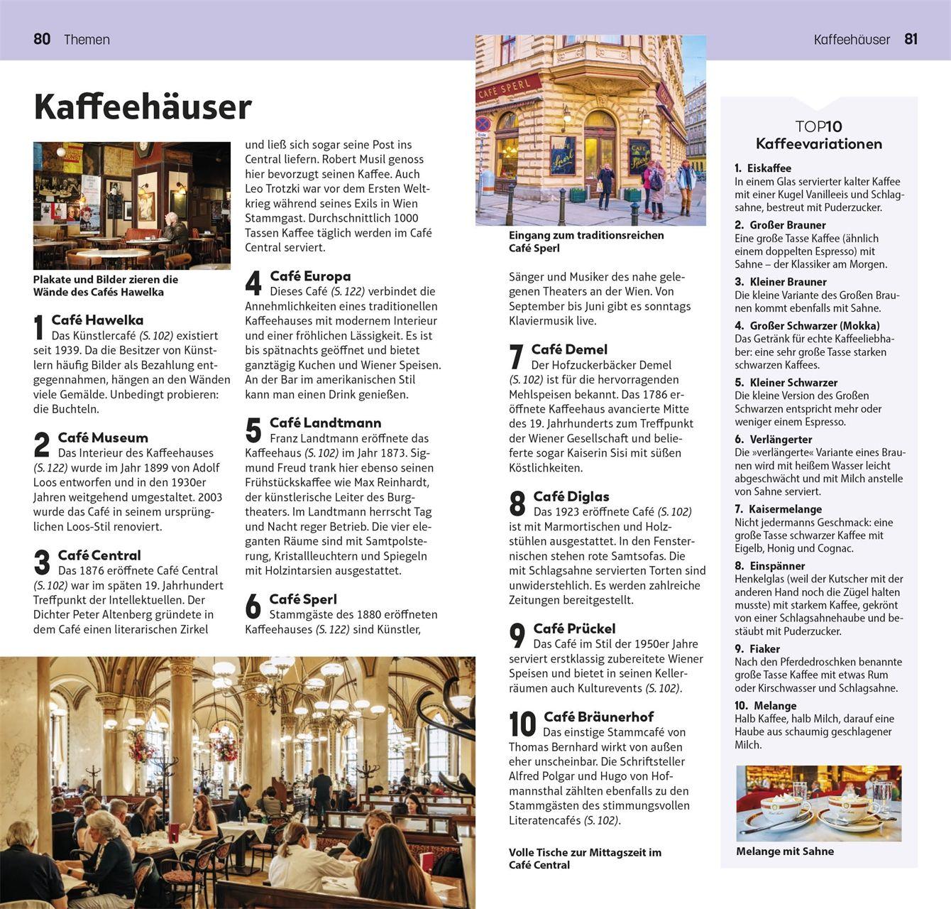 Beispielinhalt (Bild) TOP10 Reiseführer Wien