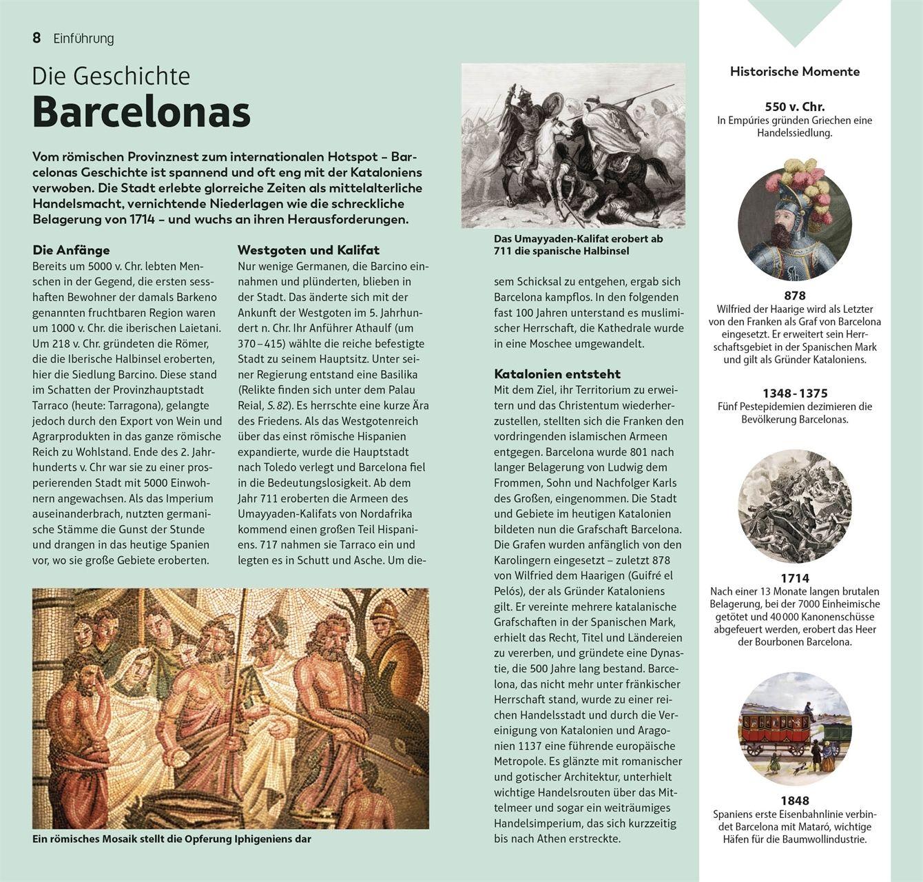 Beispielinhalt (Bild) TOP10 Reiseführer Barcelona