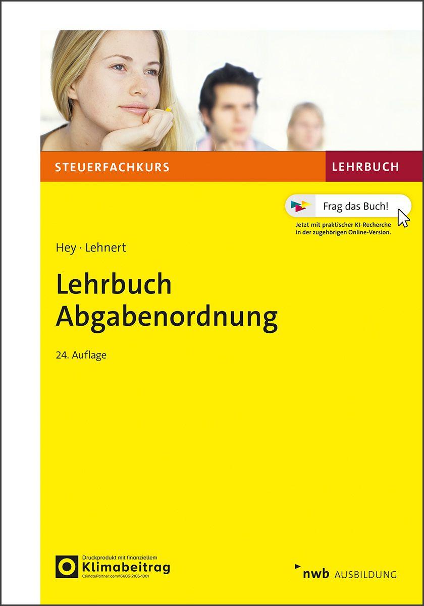Vorderes Coverbild Lehrbuch Abgabenordnung