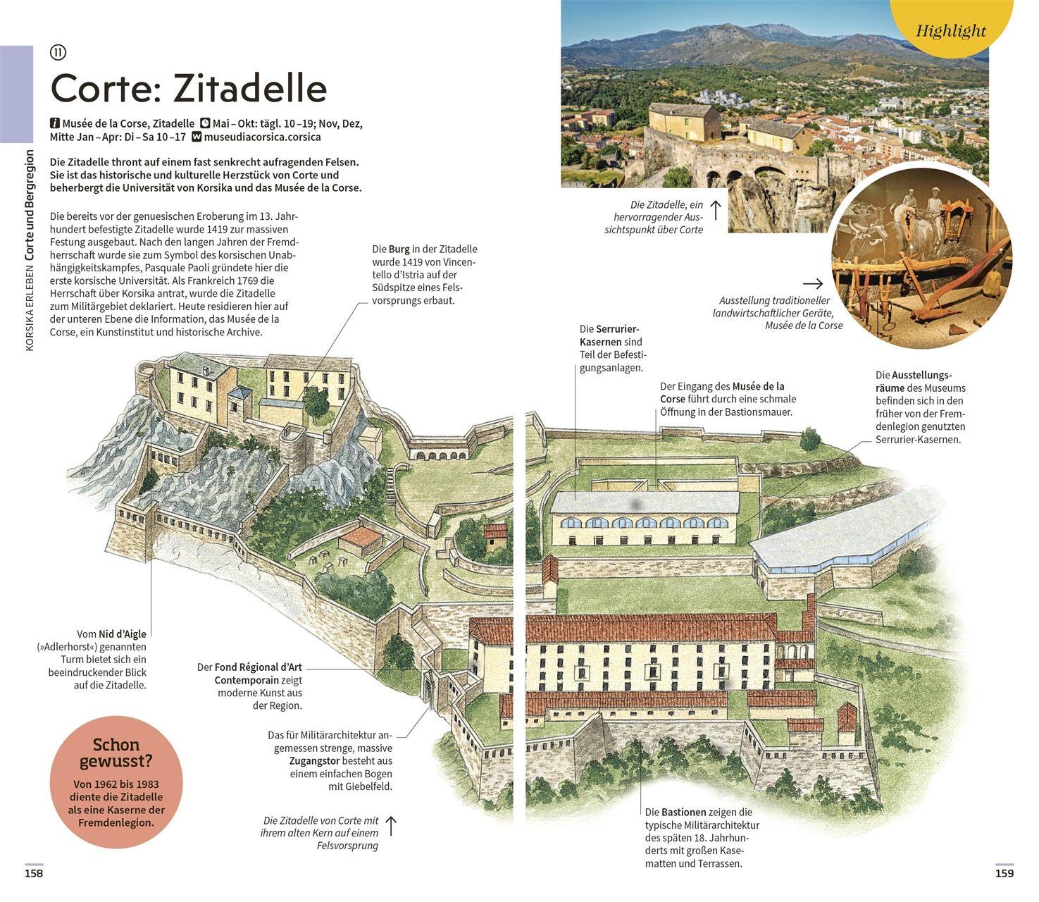 Beispielinhalt (Bild) Vis-à-Vis Reiseführer Korsika