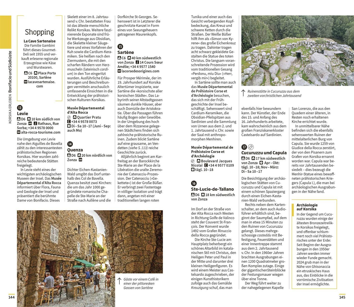 Beispielinhalt (Bild) Vis-à-Vis Reiseführer Korsika