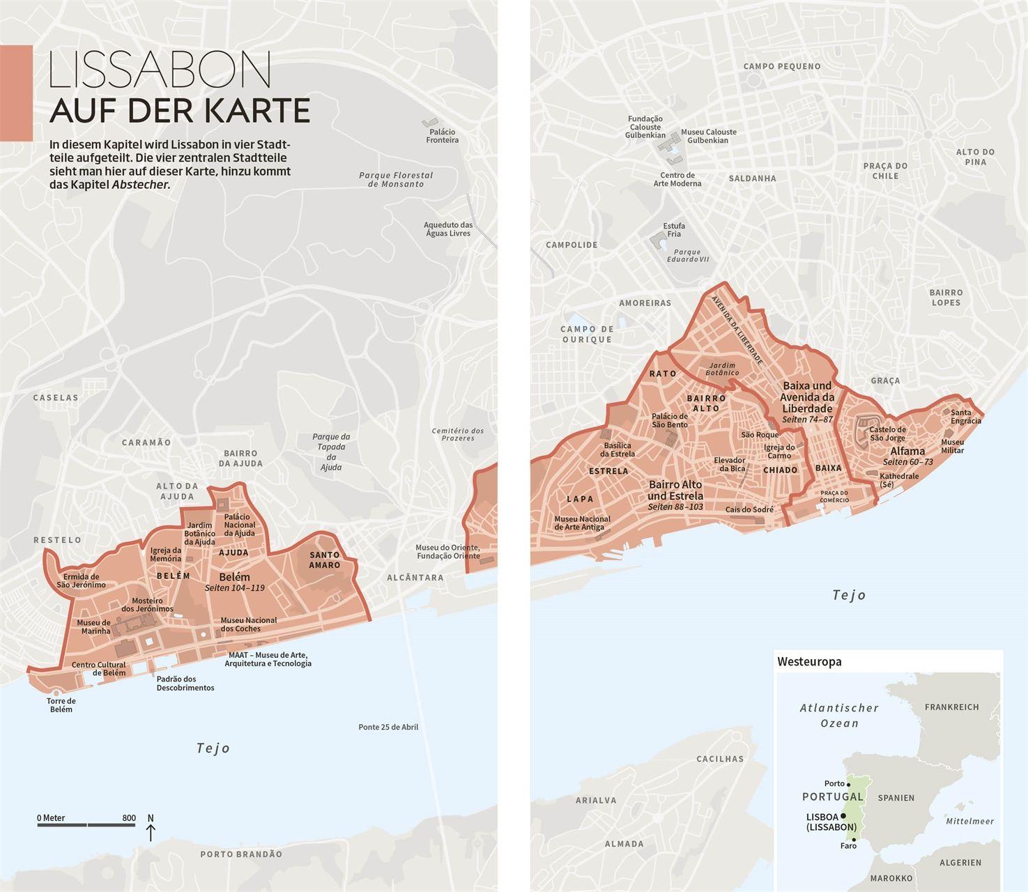 Beispielinhalt (Bild) Vis-à-Vis Reiseführer Portugal