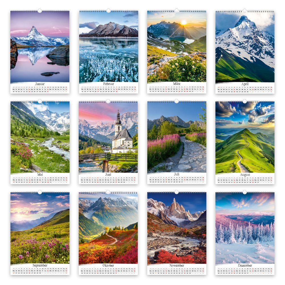 Beispielinhalt (Bild) TRÖTSCH - Großbildkalender Berglust 2027