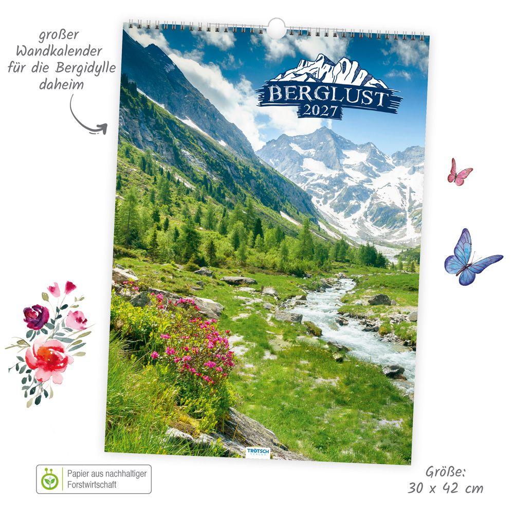 Beispielinhalt (Bild) TRÖTSCH - Großbildkalender Berglust 2027